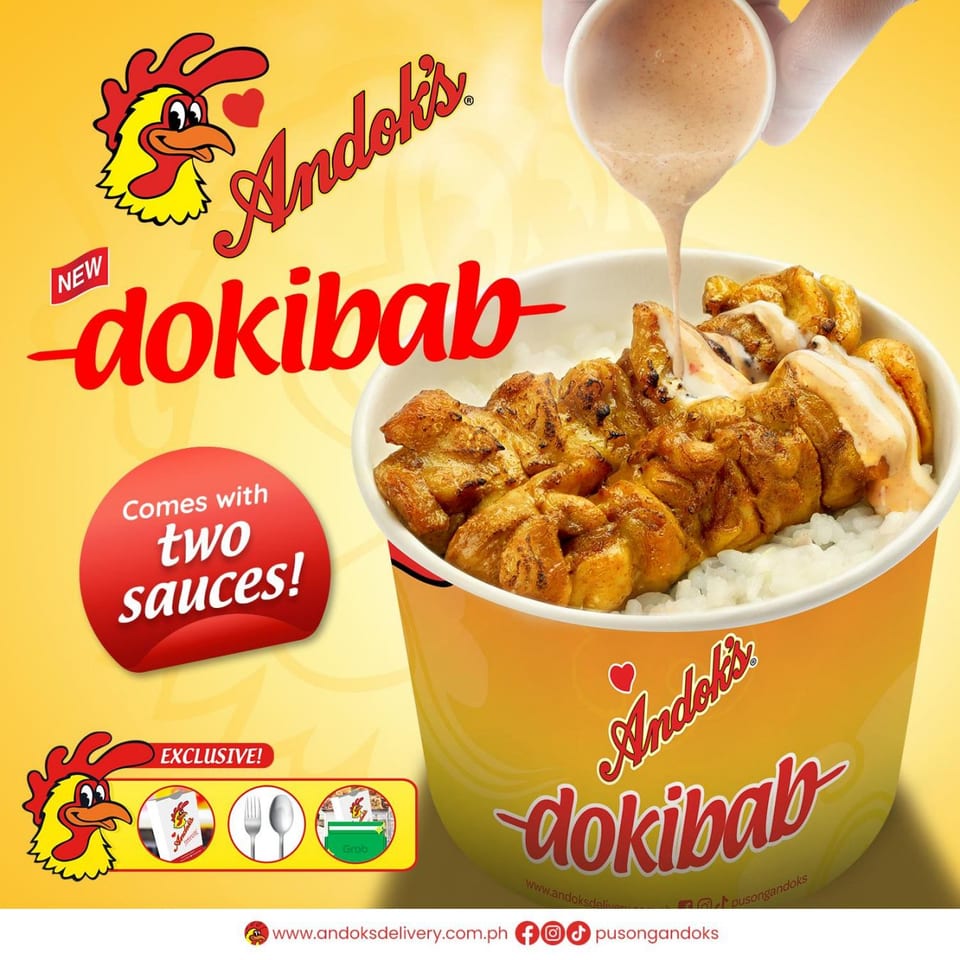 Andok's Dokibab promotional poster